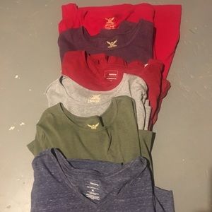 Ladies long sleeve solid t shirts